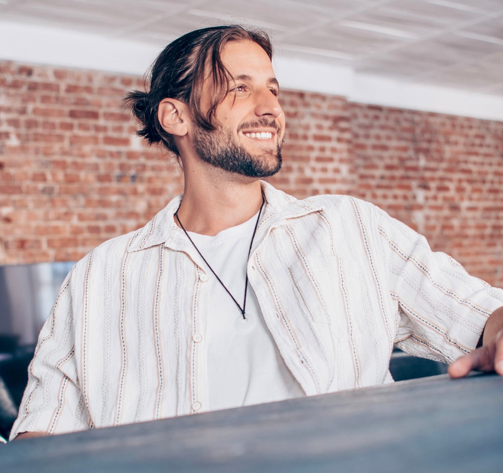 Andreas Wosika, Lifecoach aus Nürnberg, im Rahmen seiner Arbeit zu Burnout-Prävention und nachhaltiger Energie im Alltag